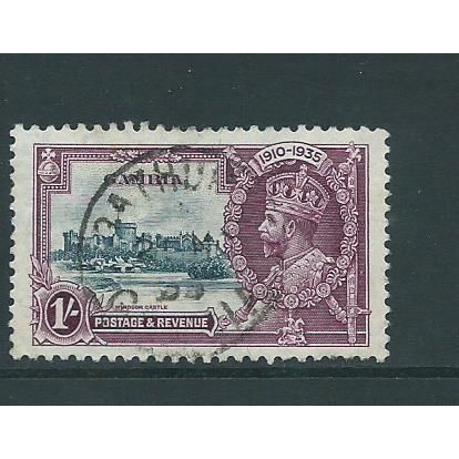 Gambia stamps sg146 sg 146 silver jubilee used