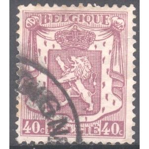 Belgium 1936 - SG736 - 40c lilac - State Arms - used 2