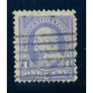 Used 247 1c Benjamin Franklin Barely Clears M02710