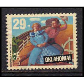 Used 2722 29c Oklahoma! Very Fine W4745