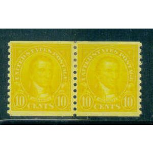 603 10c James Monroe Fine MHR Pair M06728