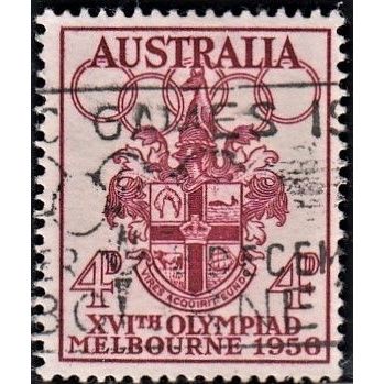 AUSTRALIA, 1956 4d Olympic Games, SG 290 (Scott #288), used