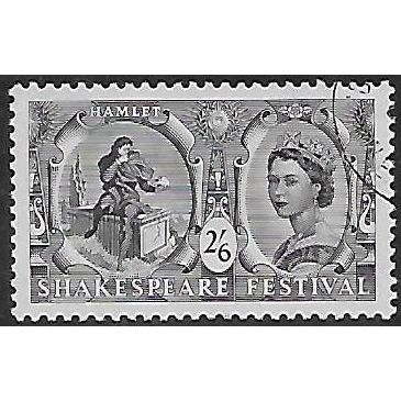 SG 650: 2/6d. deep slate purple Shakespeare Festival