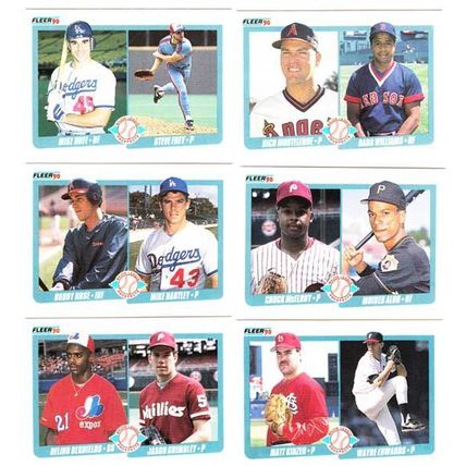 1990 Fleer Major League Prospects set of 14 cards