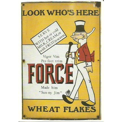 Advertising FORCE WHEAT FLAKES Postcard (WV 146)