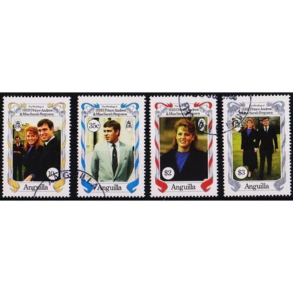 Anguilla. 1986 Complete Set (4 Vals). S.G.720/723 Used