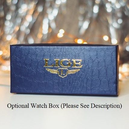 Gents Luxury White Square Face Date Blue Bezel Stainless Steel Strap Watch