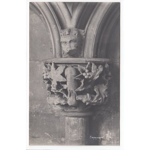 Southwell Minster Postcard A J Loughton AJ6