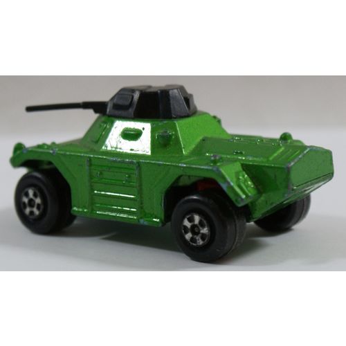 Matchbox Rola-matics # 73 Weasel (A) Military loose 1973 Lesney Mettalic green