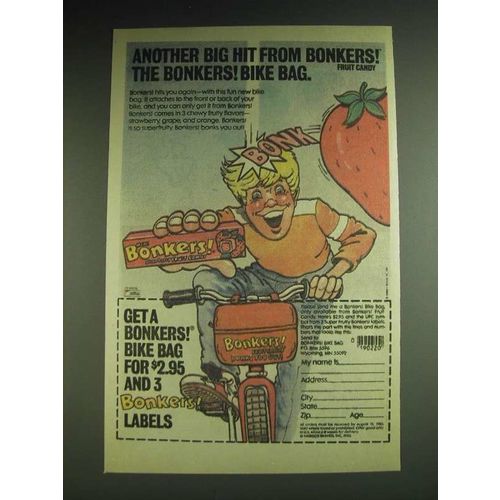 1984 Bonkers! Candy Ad - Another big hit from Bonkers! Fruit Candy