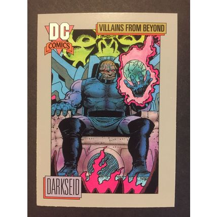 DC Cosmic Cards trading card #128-Darkseid, excellent condition!