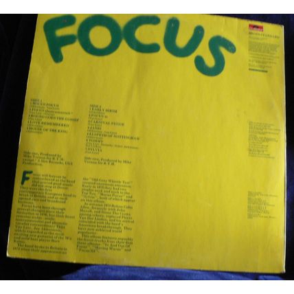 Focus - Polydor 1975 - Featuring Sylvia & Hocus Pocus