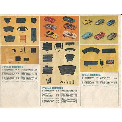 ELDON VINTAGE SLOT car ' catalog ' brochure