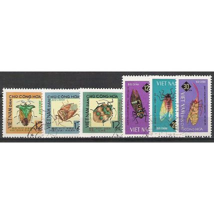 VIET-NAM du Nord N° 451/56 YVERT OBLITERE ( USED )