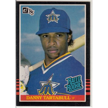 1985 Donruss Danny Tartabull Rookie baseball card #27– Mariners RC