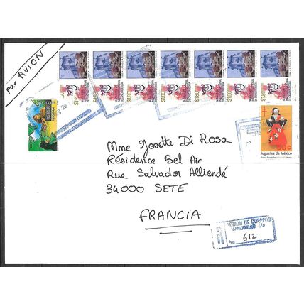 Mexico ( Mexique ) Lettre OBLITERE ( USED )REF 7