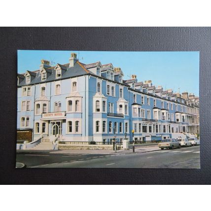 County Hotel, Llandudno, Denbighshire, Wales Postcard
