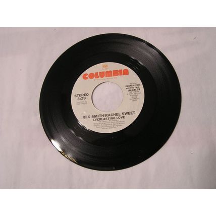 Rex Smith/Rachel Sweet Promo 45-EVERY LASTING LOVE STEREO