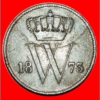 UNCOMMON (1860-1877): NETHERLANDS ★ 1 CENT 1873! ★LOW START! ★ NO RESERVE!