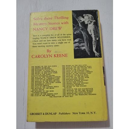 The Phantom of Pine Hill Nancy drew Carolyn Keene book hardcover 42