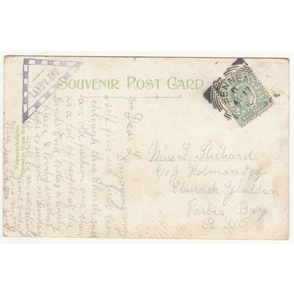 St Buryan Church, Cornwall, 1910 - Valentine's Postcard