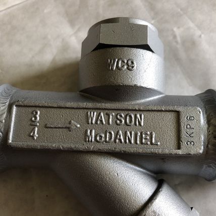 Watson McDaniel WD700H,WD700HS TURBO DISC TRAP 3/4" WD700S-14-SW,WELD ENDS,BV