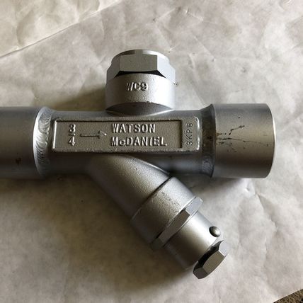 Watson McDaniel WD700H,WD700HS TURBO DISC TRAP 3/4" WD700S-14-SW,WELD ENDS,BV