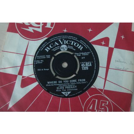 A4-ELVIS PRESLEY- Return to Sender –UK 7" SINGLE-1962-NM- Elvis Presley
