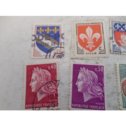 French Stamps. a selection of 20 different stamps
