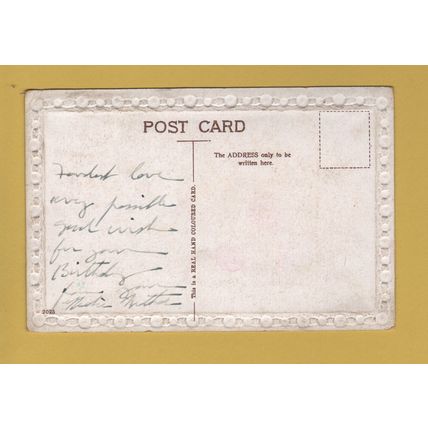 To My Daughter Birthday Happiness - Postally Unused - Although Written Message