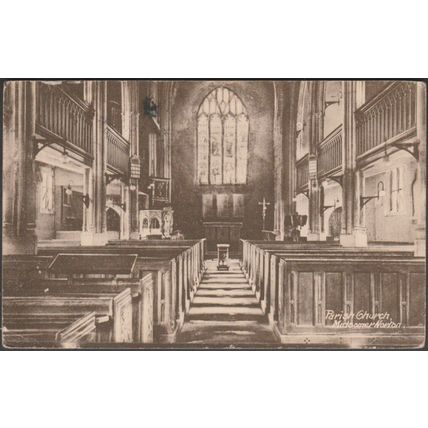 Parish Church, Midsomer Norton, Somerset, 1924 - Postcard