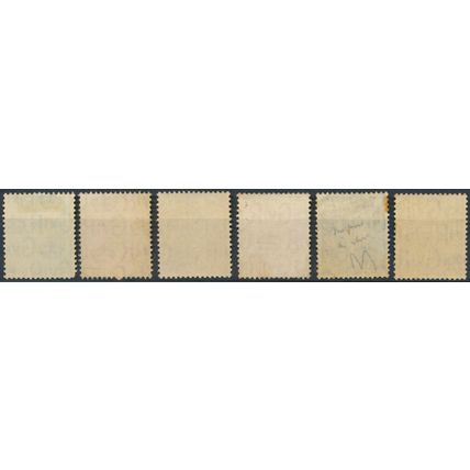 KGVI Definitive: 6 Values - GB 1941/42 - NM H - SG 485/90 (B)
