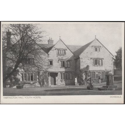Hartington Hall Youth Hostel, Dovedale, Derbyshire, c.1950 - YHA Postcard