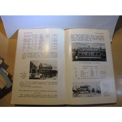 THE LONDON TRAMCAR, 1861-1952 by R W Kidner. vintage p/b 46 page book =