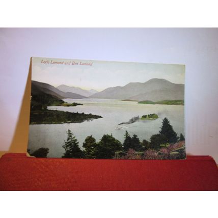 LOCH LOMOND and BEN LOMOND, SCOTLAND unused postcard by Valentine =