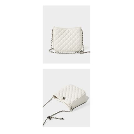 Women Tote Bag Genuine Leather Crossbody Bag Large Capacity Handbags White
