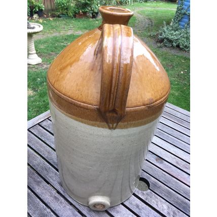Large Stoneware Flagon