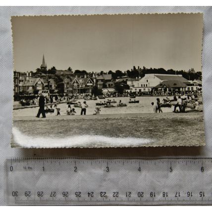 vintage postcard Yacht Pond, Felixstowe