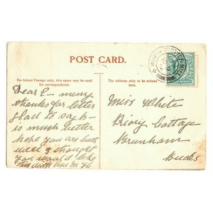 Cowdray Ruins and Moat (and bridge), MIDHURST, Sussex Postmark SHOTTER HILL 1904