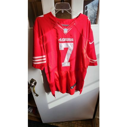 NFL San Francisco 49ers #7 Colin Kaepernick Football Jersey Men's SZ: 48 - Used