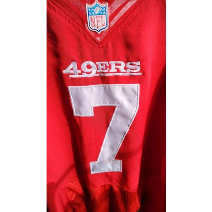 NFL San Francisco 49ers #7 Colin Kaepernick Football Jersey Men's SZ: 48 - Used