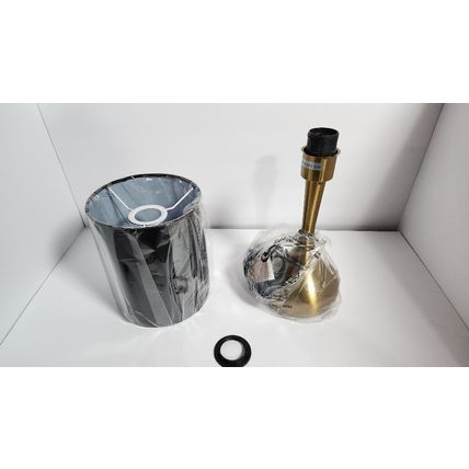 Metal Table Lamp Beside Lamp Nightstand Lamp Bedroom Living Room with Lamp Shade