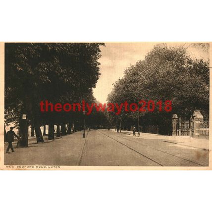 New Bedford Road, Luton, Beds, Postcard