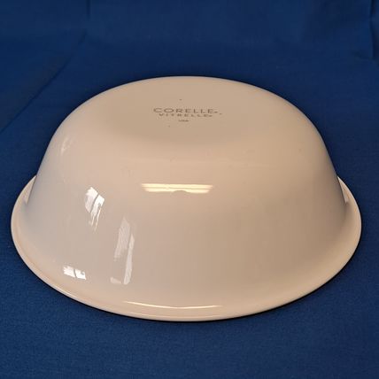 Lot 4 Corelle BANDHANI or SPLENDOR 6 1/4" Cereal BOWLS Red Rim Band Soup
