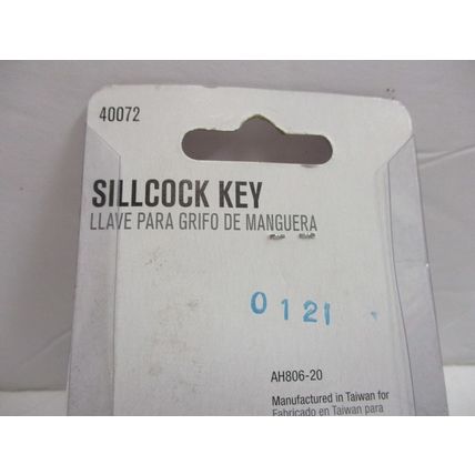 ACE SILLCOCK KEY 5/16" Splined stem MFG 40072