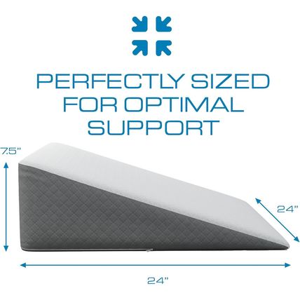 Kolbs Bed Wedge Pillow for Sleep Apnea, Sleeping Comfort, Relaxing, Acid Reflux,