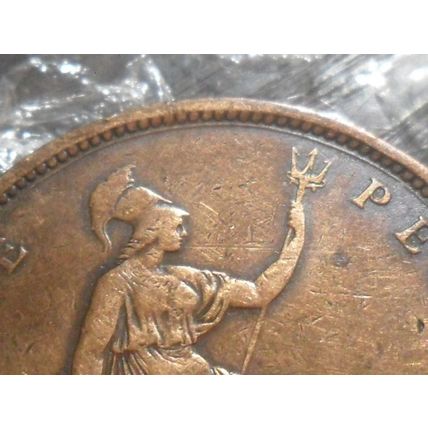 1862 Victoria penny.