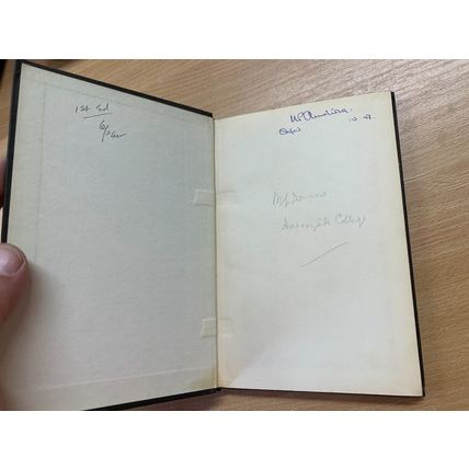 1927 1ST EDITION EDITH SITWELL "RUSTIC ELEGIES" SMALL HARDBACK BOOK (P2)