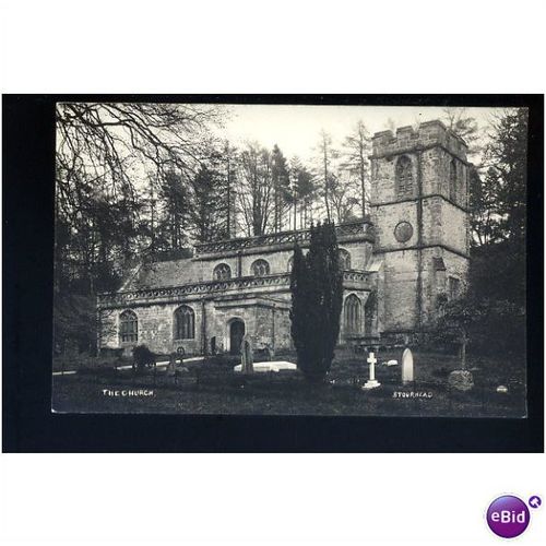 Wiltshire STOURHEAD Church Postcard