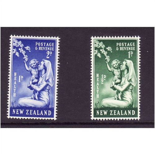 NEW ZEALAND 1949 SG698/699 HEALTH STAMPS SET 2 VALS U/M MINT